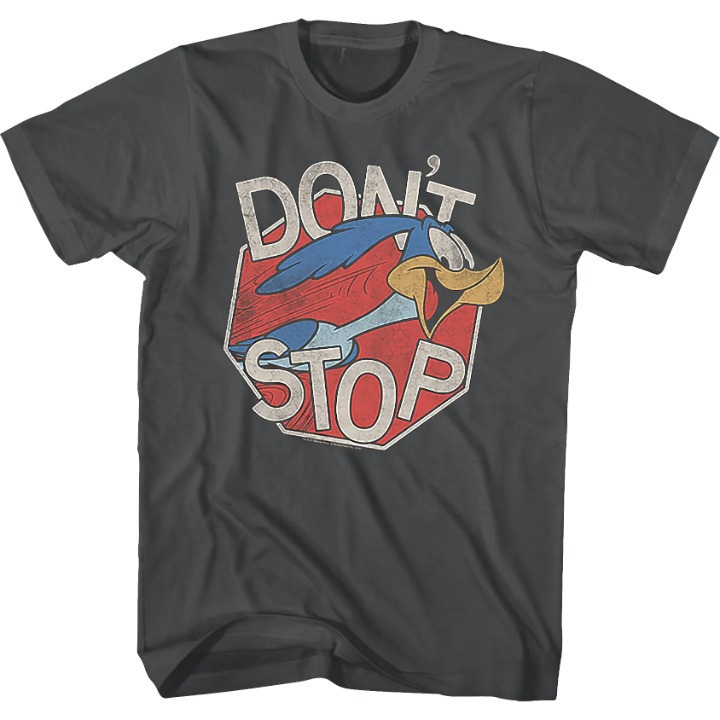 Dont Stop Road Runner Looney Tunes Tshirt